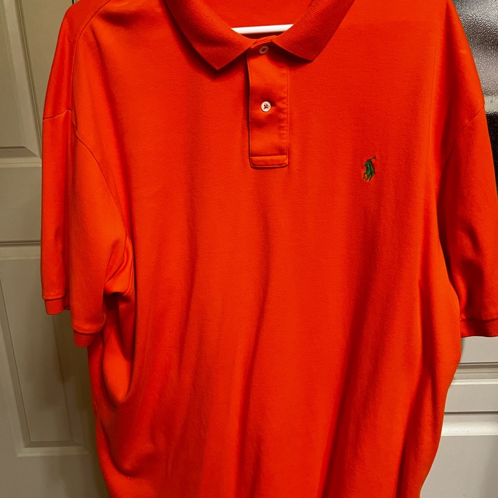 Ralph Lauren Bright Orange Polo Shirt